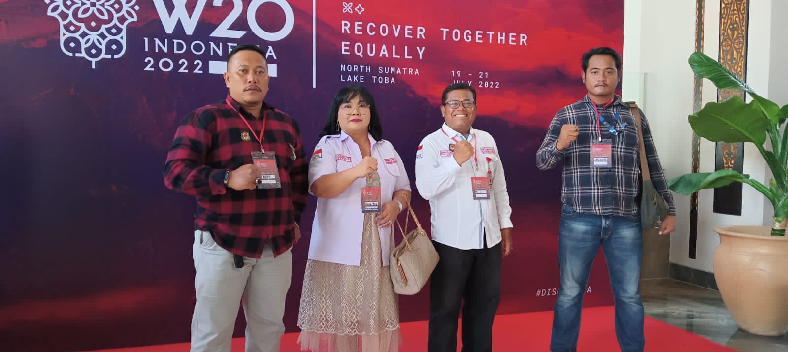 Ketua DPW LSM PAKAR Prov. SUMUT Hadiri Krgiatan W-20/2022, Ir. Linceria : Suatu Kebanggaan Bagi LSM PAKAR