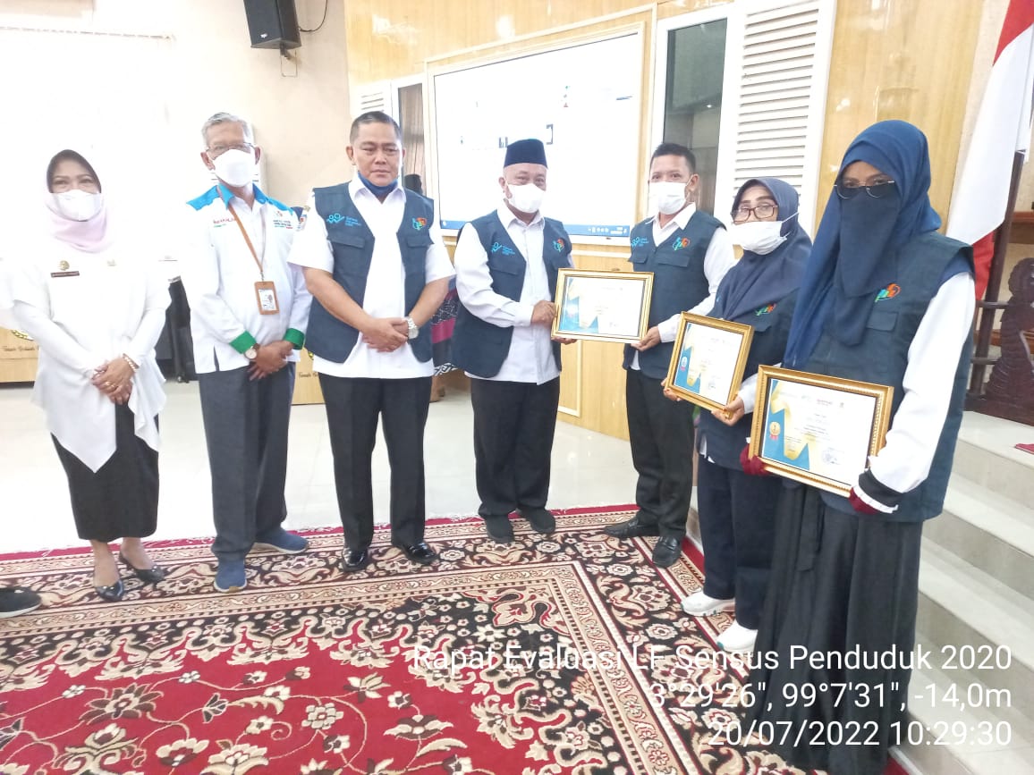 Pemkab Sergai - BPS Gelar Rapat Evaluasi Akhir SP 2020 Lanjutan