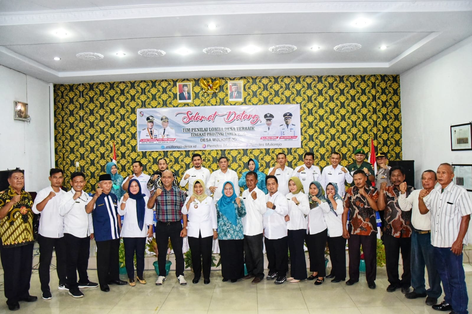 Wakil Bupati Terima Tim Penilai Desa/Kelurahan Provinsi Sumatera Utara Di Desa Muliorejo