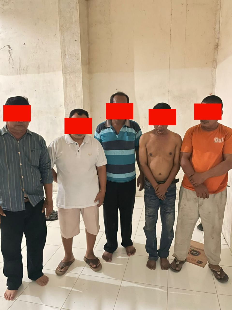 Gerebek 4 Lokasi Judi Tembak Ikan, Sat Reskrim Polres Asahan Amankan 10 Orang