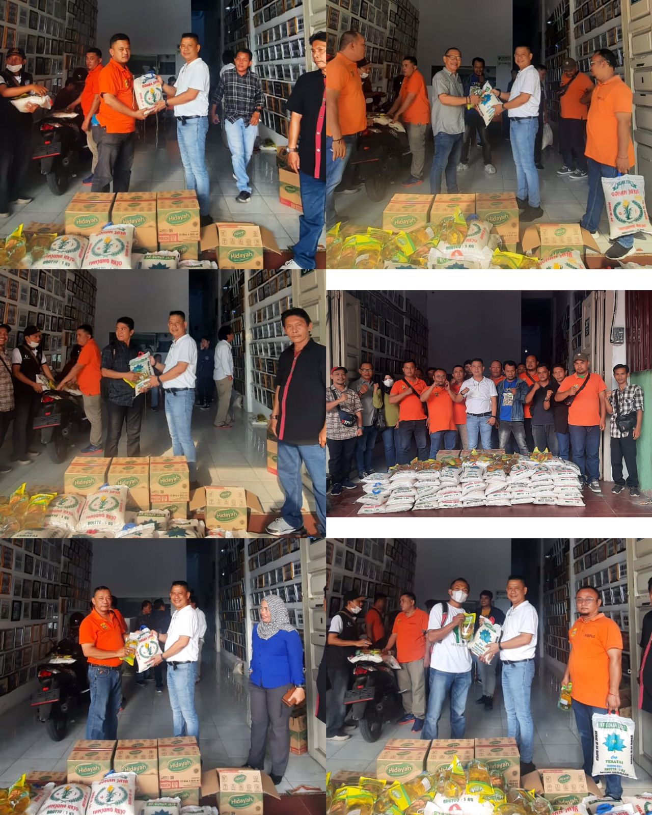 Ketua Pewarta Salurkan 150 Paket Sembako dari Ketum Forkolimat
