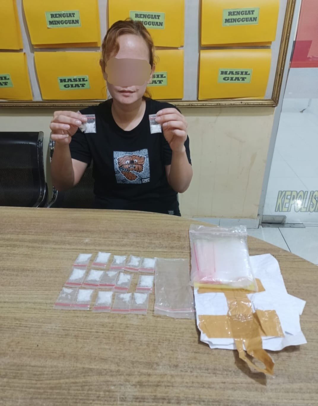 Polresta DS Tangkap Janda Muda Dan Sita 22.06 Gram Sabu, Ini Katua Kapolresta