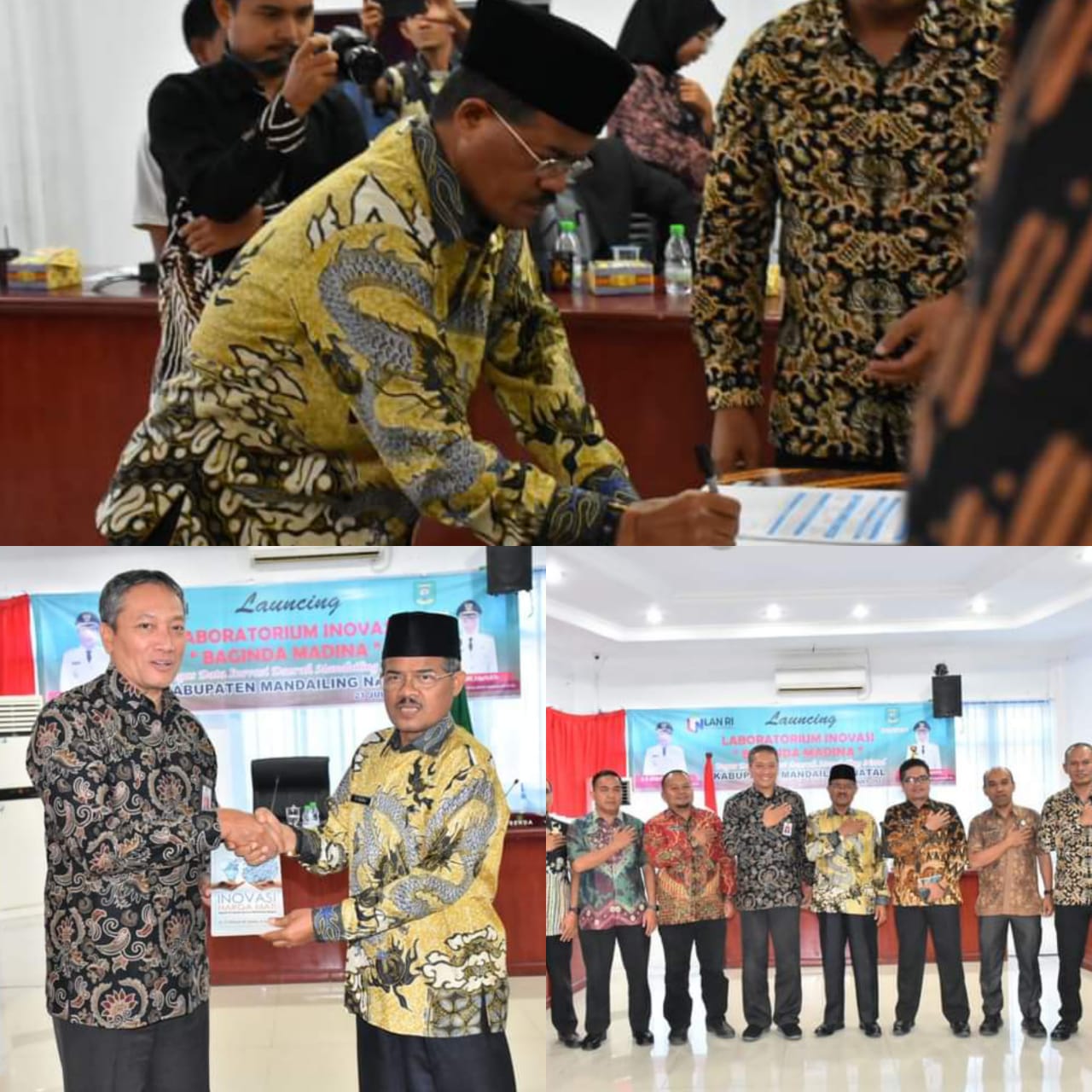 Bupati Mandailing Natal Launching 104 Inovasi Daerah.