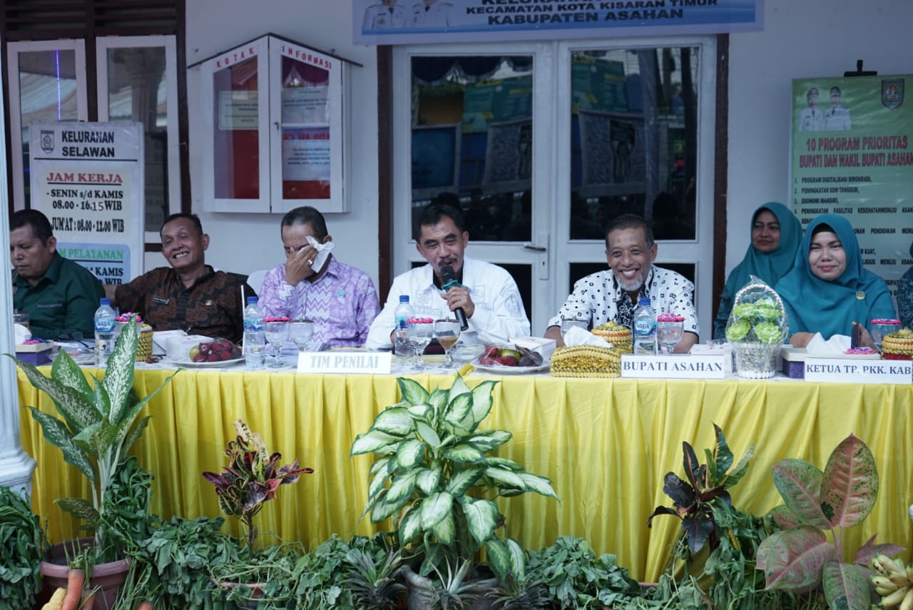 Kunjungan Tim Penilai Kelurahan Terbaik Tingkat Provsu di Kelurahan Selawan Kecamatan Kota Kisaran Timur