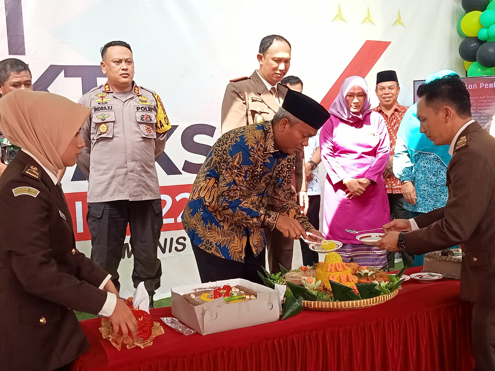 Plt. Bupati Padanglawas Hadiri Upacara Peringatan Hari Bhakti Adyaksa (HBA) ke 62