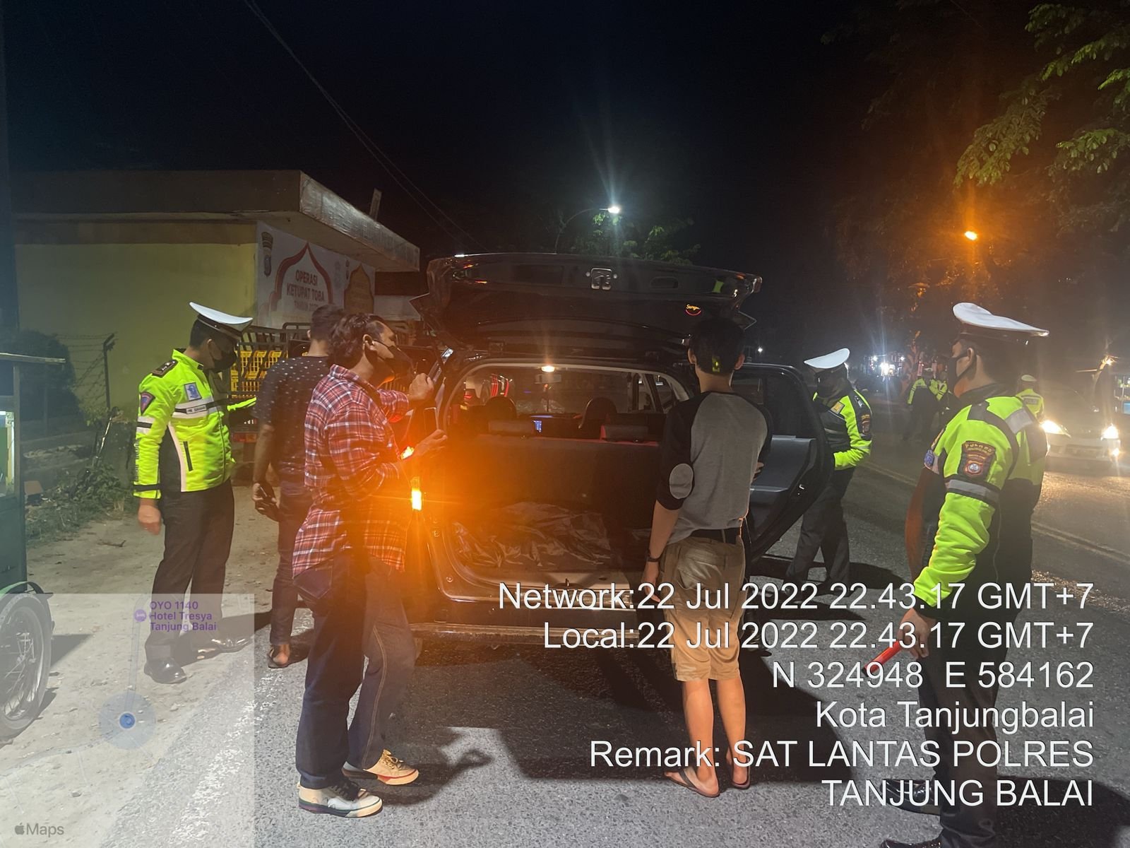 Satlantas Polres Tanjung Balai Melaksanakan Razia dan Patroli Cipta Kondisi KamtibmasÂ  Kamseltibcarlantas