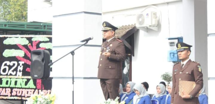 Kajari Madina Rayakan Hut Bakti Adhayksa Ke - 62 Secara Sederhana Dengan Tema 