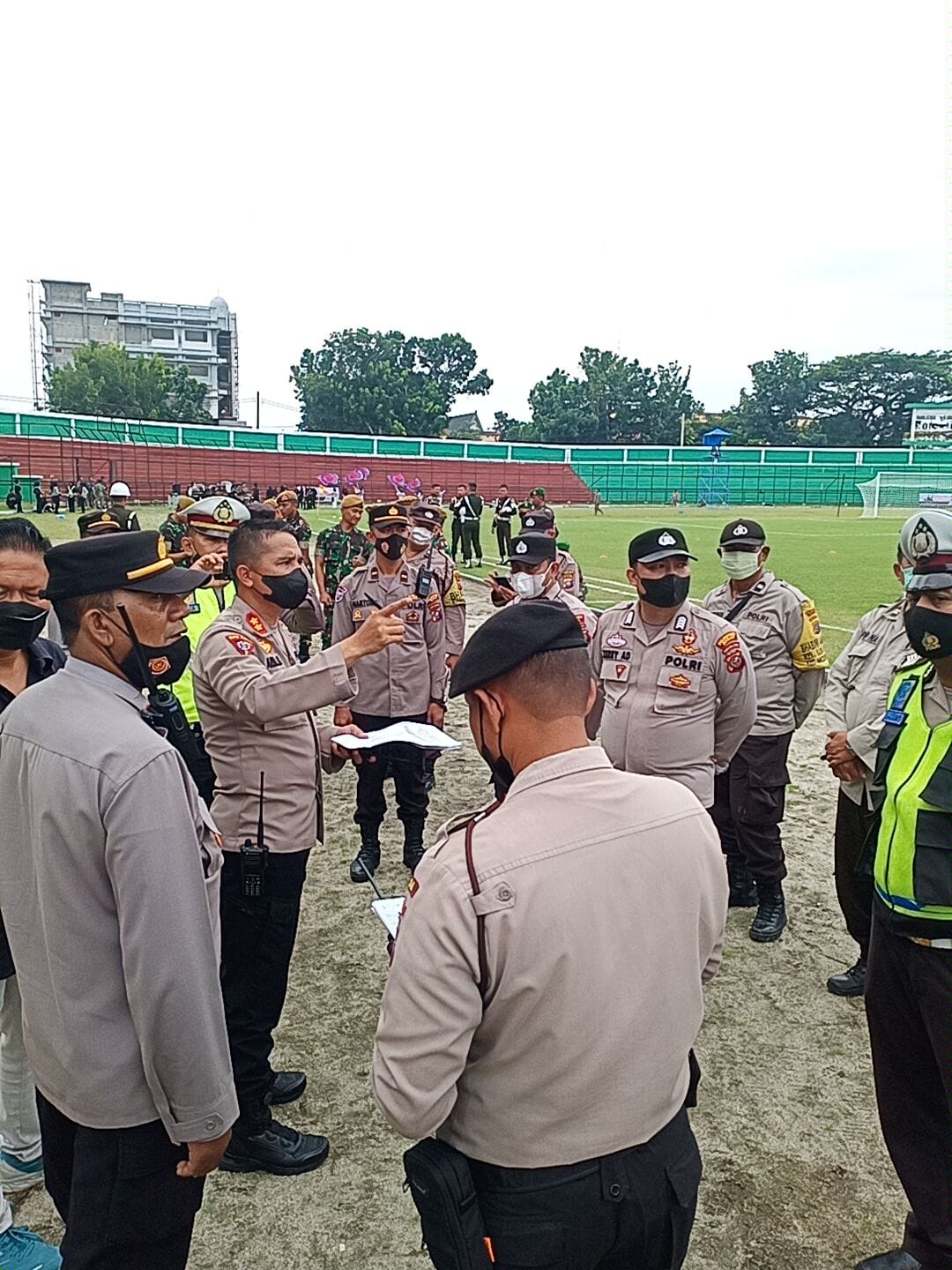 Polrestabes Medan Amankan Sepak Bola Liga I Memperebutkan Piala Gubsu