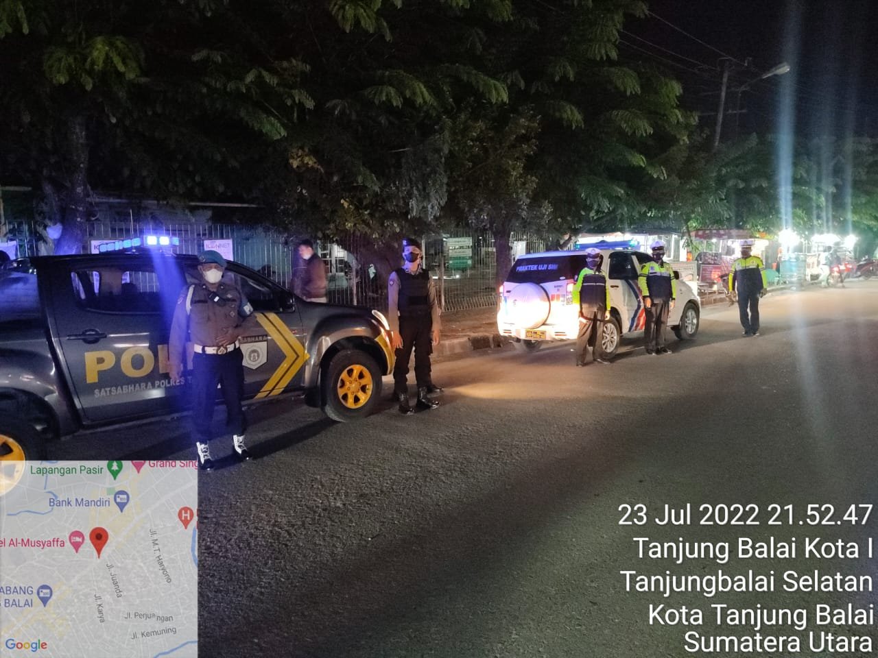 Mencegah Aksi Balap Liar dan Ugal-ugalan, Satlantas Polres Tanjung Balai Melaksanakan Patroli dan Penjagaan