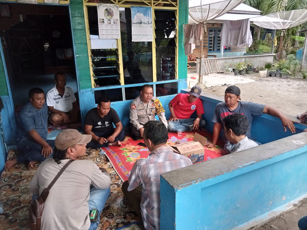 Bhabinkamtibmas Pos Pol Bagan Asahan Polsek Sei Kepayang Hadiri Musyawarah Bersama Masyarakat