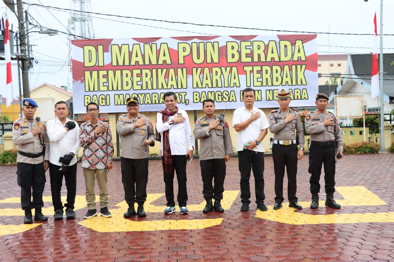 Polres TanjungbaIai Terima Kungker Komisi III DPR RI Dr. Hinca IP. Pandjaitan SH, MH, ACCS