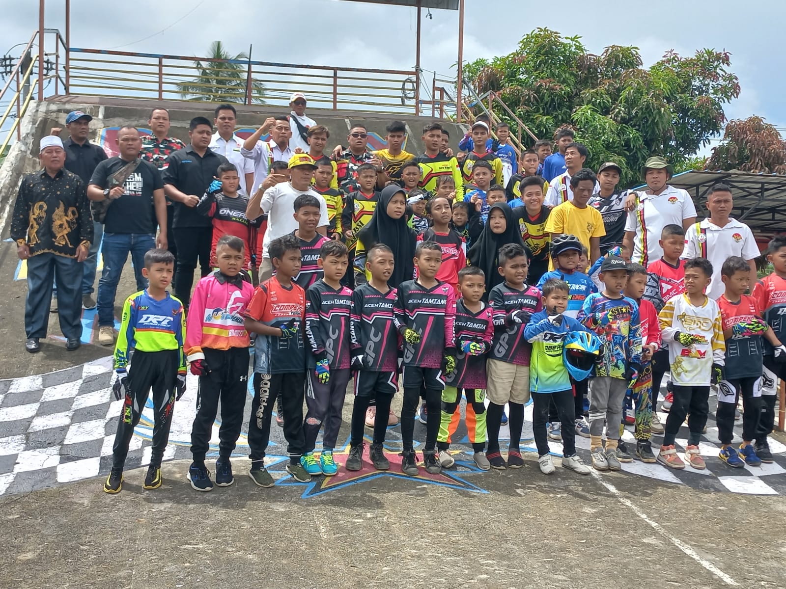 Kapolsek Kota Kisaran Polres Asahan Gelar Pertandingan BMX Cross Putra Asahan