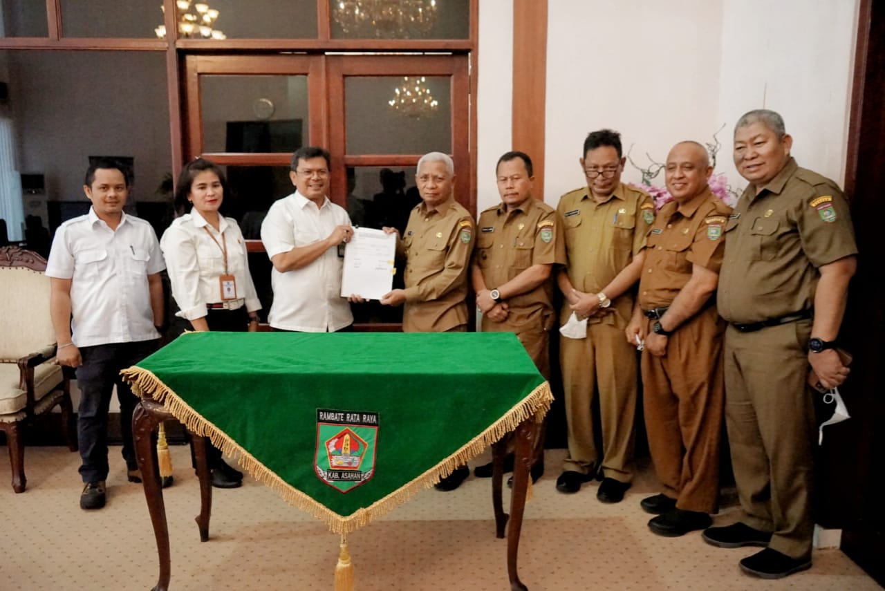 Kementerian PUPR Serahkan Aset Rusunawa dan Pengelolaan Sementara Optimalisasi SPAM IKK Air Joman Kepada Pemkab Asahan
