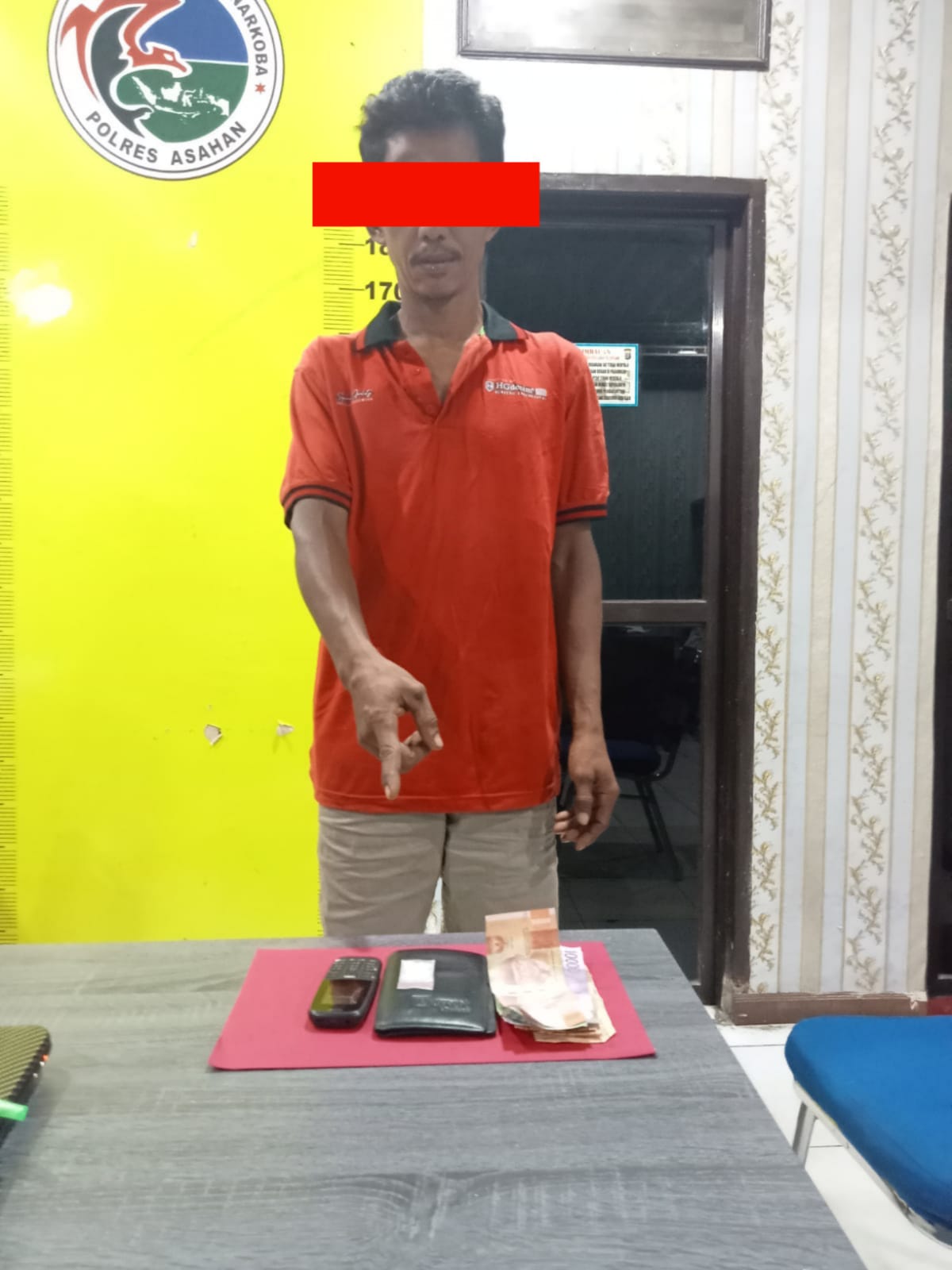 AS Warga Desa Huta Rao Kec. B.Pulo Diamankan Satres Narkoba Polres Asahan Saat Edarkan Sabu