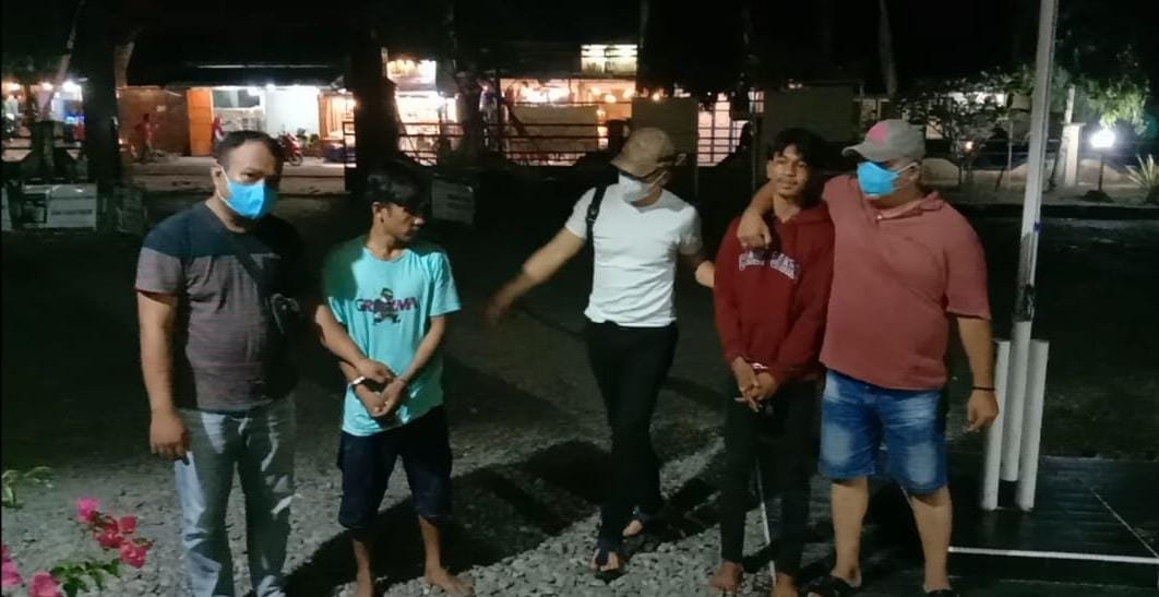 Bobol Gudang Botot dan Toko Grosir, Duo Pemuda Diamankan Personil Reskrim Polsek Teluk NibungÂ 