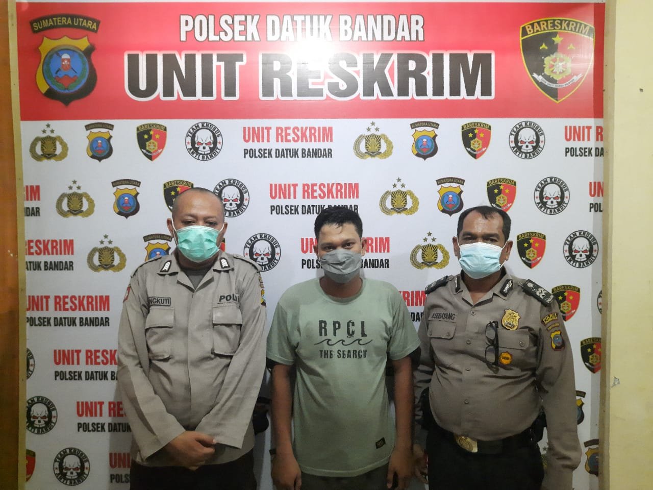 Pelaku Penganiaya Korban Sampai Rawat Inap di RSU Diringkus Personil Unit Reskrim Polsek Datuk Bandar Polres Tanjungbalai