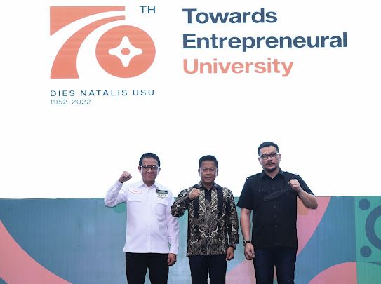 Logo Dies Natalis ke-70 USU Resmi Diluncurkan