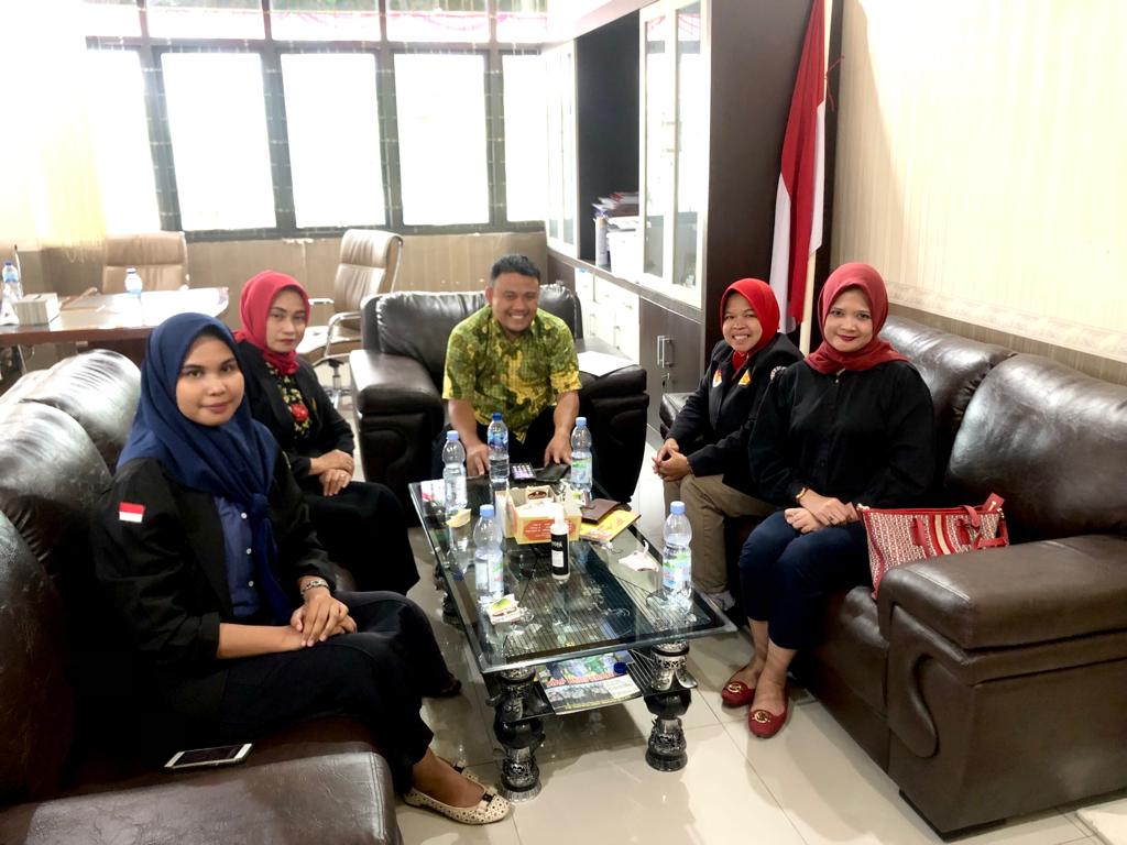 Srikandi DPW Pendawa Sumut Siap Kembamgkan Program Pemberdayaan Perempuan Saat Audensi Ke Dispora Sumut.