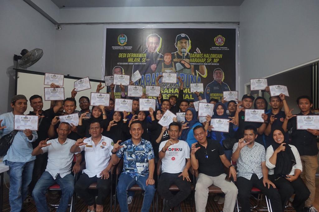 Ciptakan Wirausaha Muda Profesional, Karang Taruna Sumut adakan Pelatihan Barista