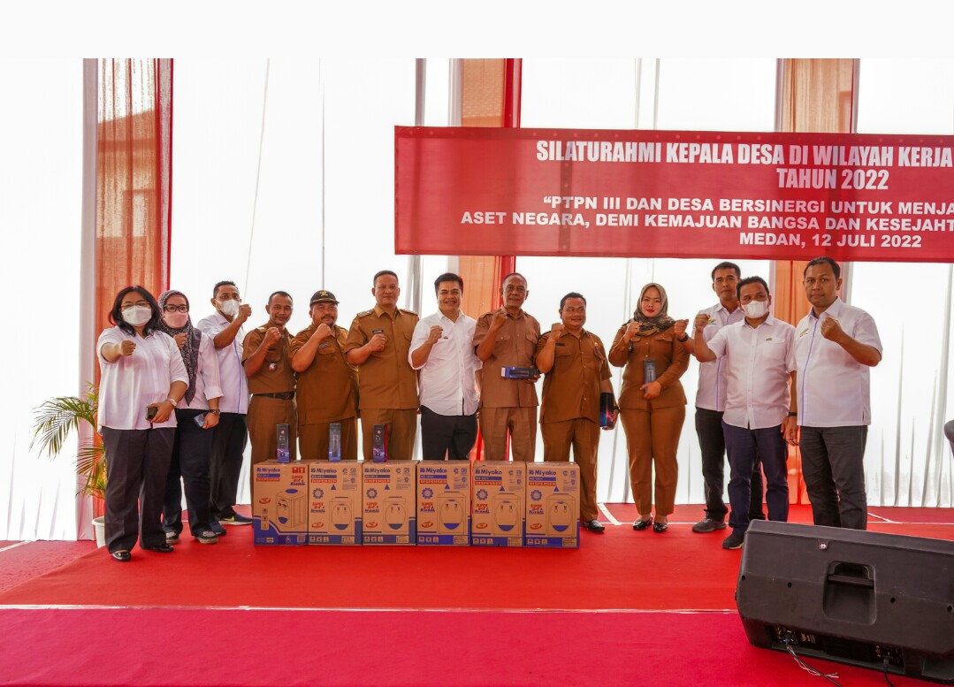 PTPN III (Persero) Silaturahmi Bersama Kepala Desa Se-Wilayah Kerja