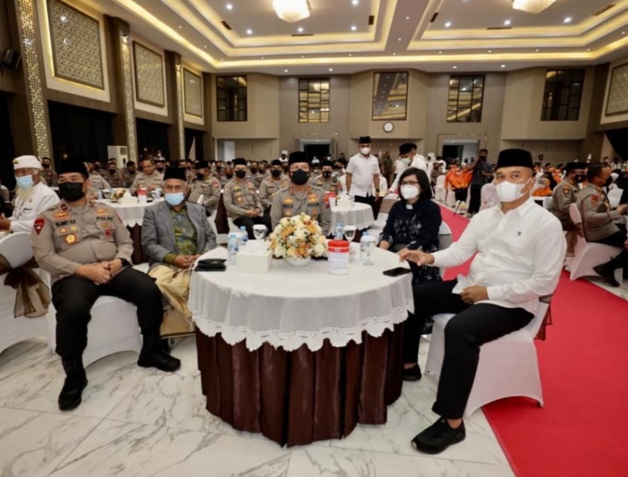 Doa Bersama Peringatan Hari Bhayangkara ke 76 di Polda Jatim dan Serentak Seindonesia