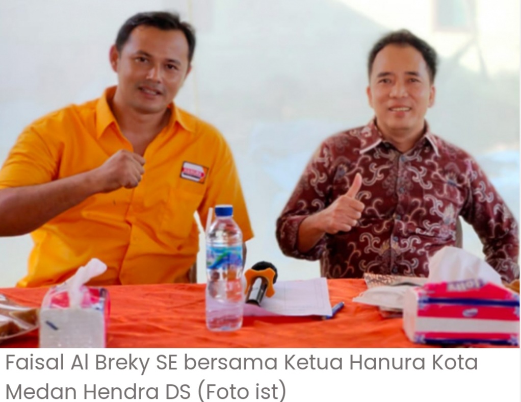 Ketua PAC Hanura Medan Denai Faisal Al Breky SE : Siap Besarkan Partai dan Bantu Masyarakat