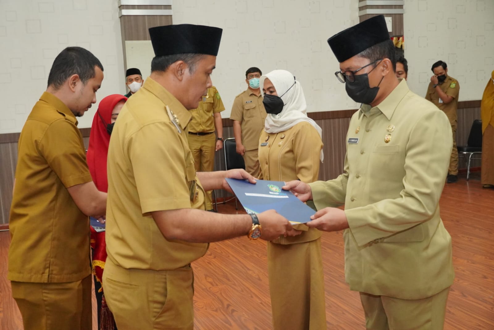 Lantik 3 Pejabat Administrasi Administrator & Pengawas, Aulia Rachman : Hindari Korupsi, Kerja Maksimal & Loyal  Â 