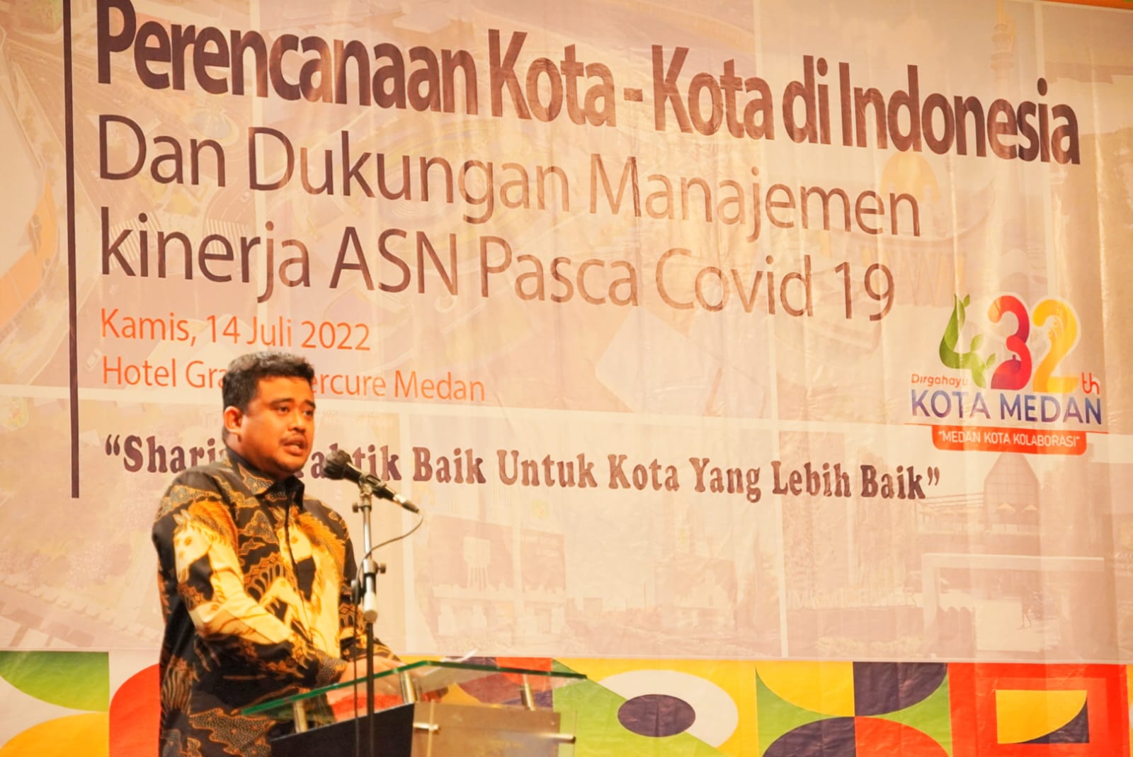 Bobby Nasution Apresiasi Seminar Perkotaan, Hadirkan 5 Narasumber Yang Selama Ini Progresif Rencanakan Pembangunan Kota