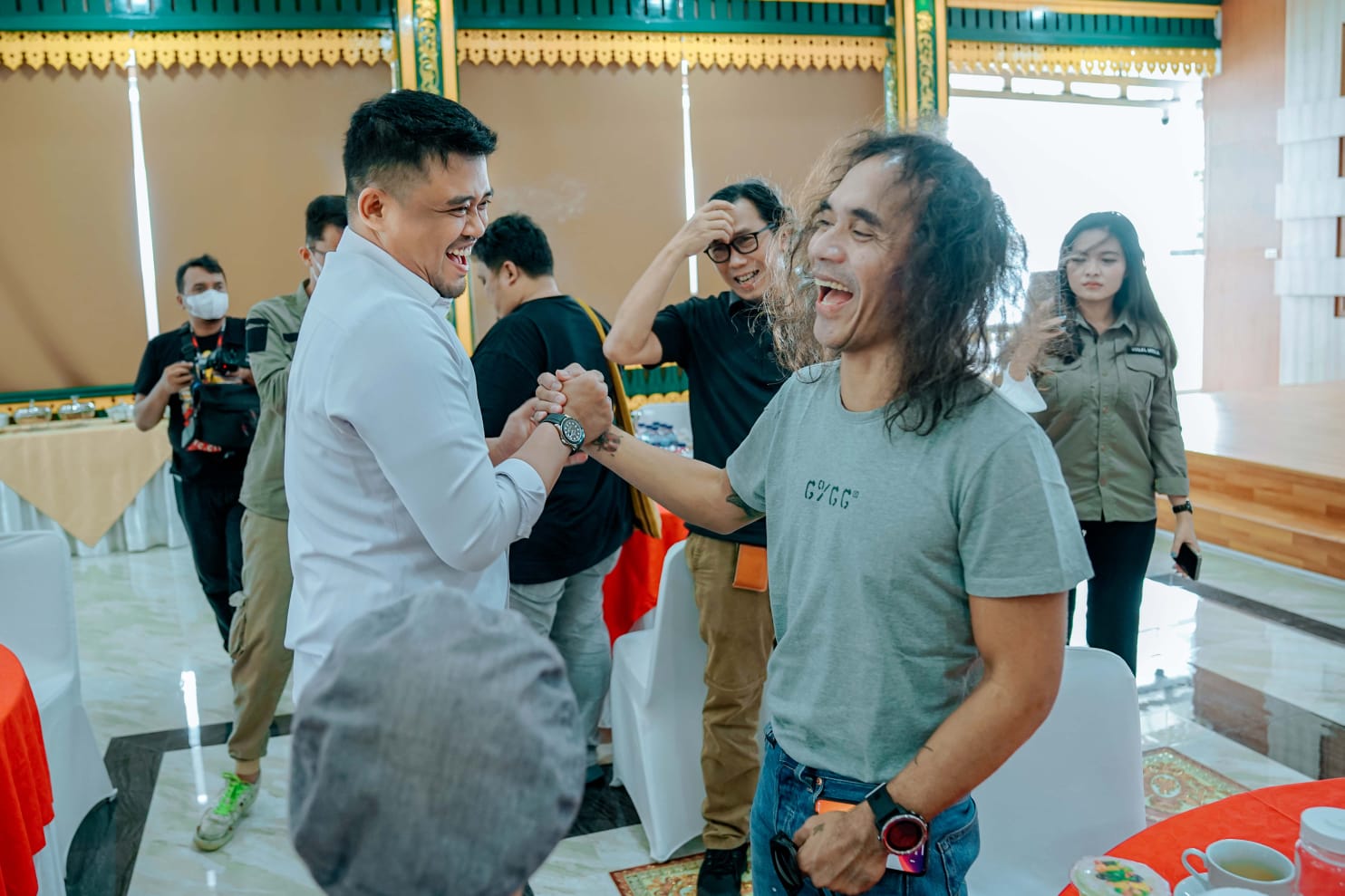 Terima Kunjungan Slank, Bobby Nasution Sampaikan Harapan Ekonomi Kreatif Medan Bangkit, Maju & Berkembang
