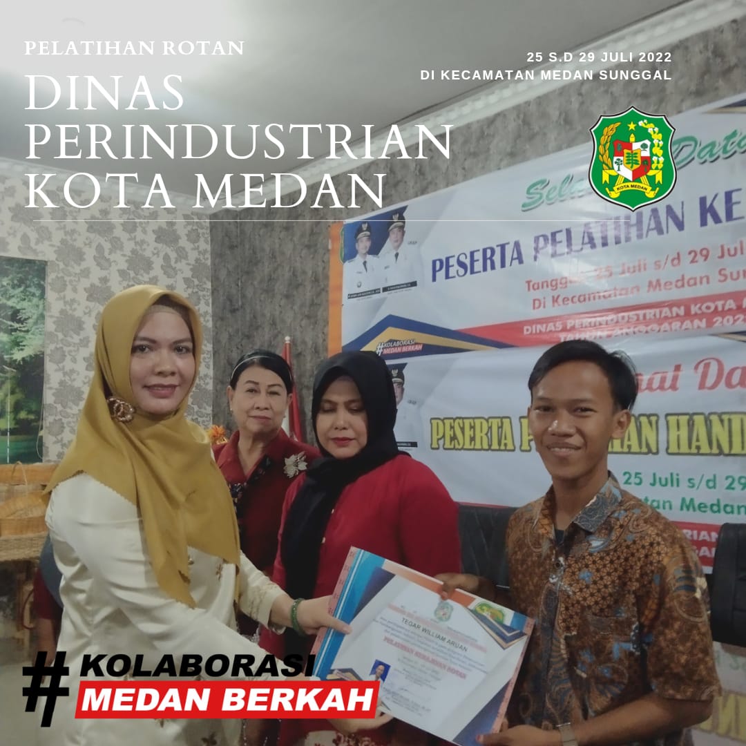 Pelatihan Kerajinan Rotan di Medan Sunggal Berakhir, Peserta Diharapkan Bentuk Sentra Wirausaha Baru