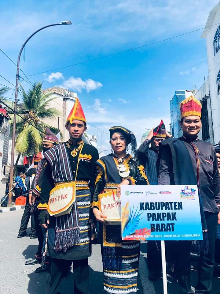 Busa Adat Pakpak  Ikut Karnaval Hari Jadi Kota Medan Ke 432