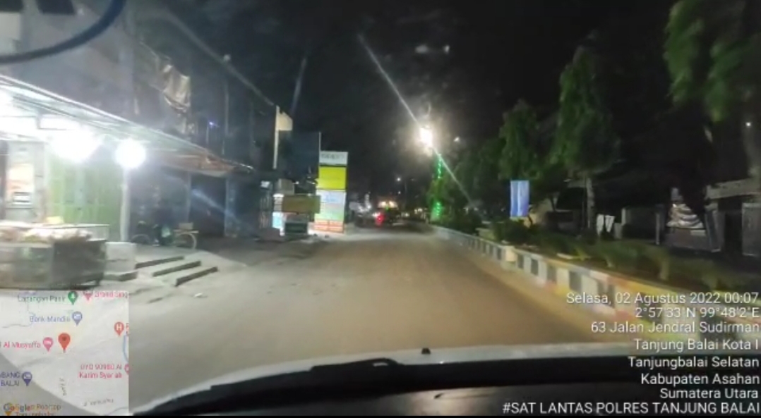 Mencegah Terjadinya Balap Liar Satlantas Polres Tanjungbalai Melaksanakan Penjagaan dan Patroli