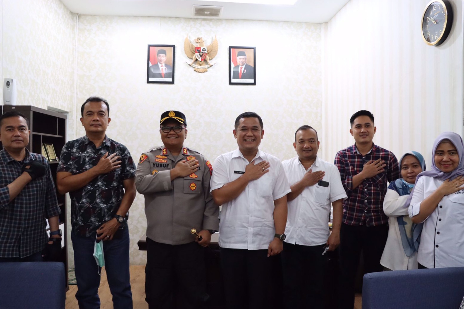 Kapolres Tanjungbalai Kunjungi Kantor Badan Pertanahan Nasional Kota Tanjungbalai