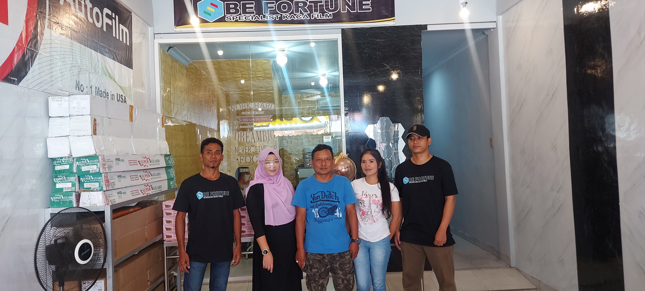 Gerai BE Fortune Dibuka, Siapa Layani Konsumen Pasang Kaca Film Mobil
