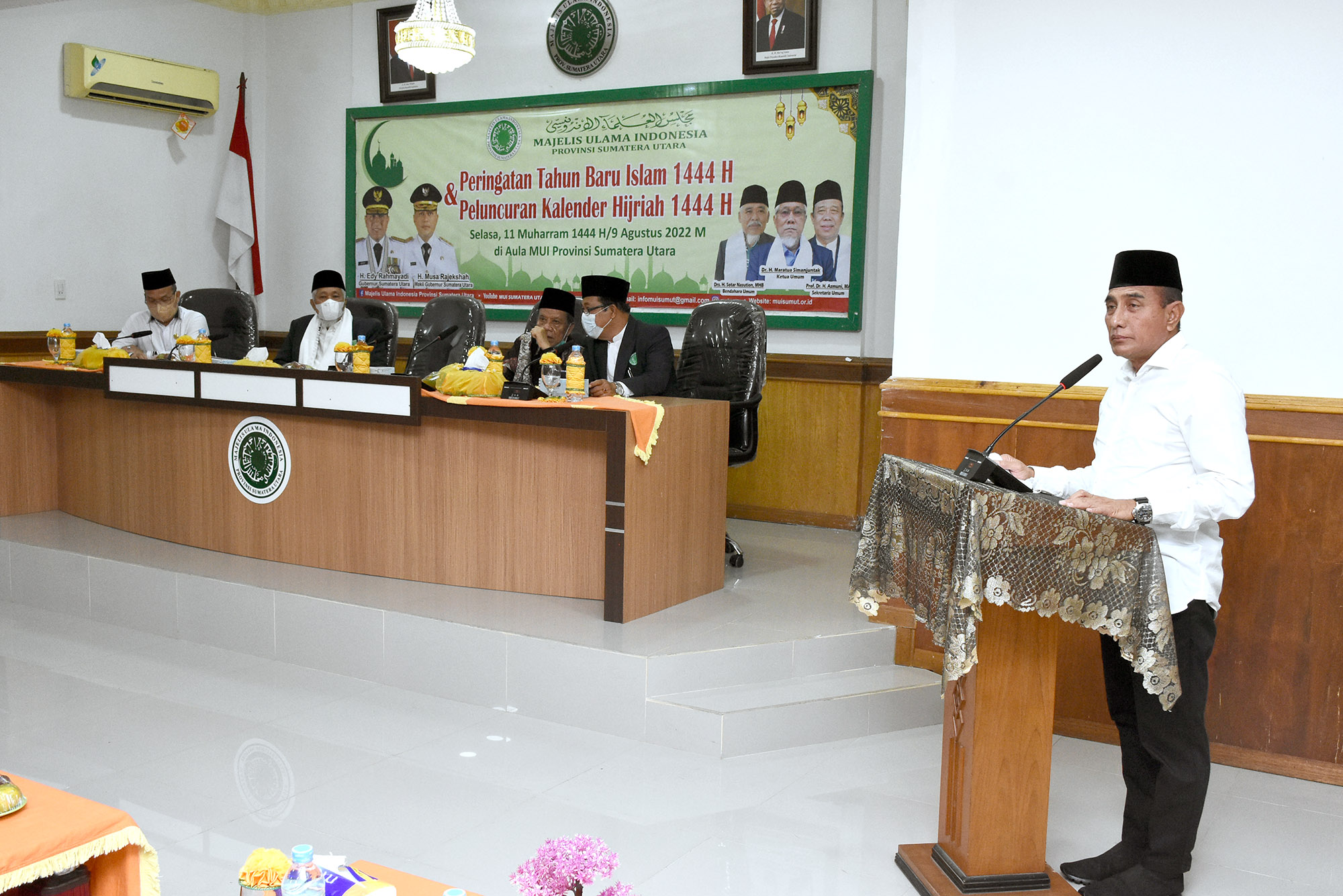 Peringati 1 Muharram 1444H,  Persatuan dan Kesatuan Umat Islam  Menjadi Perhatian Edy Rahmayadi