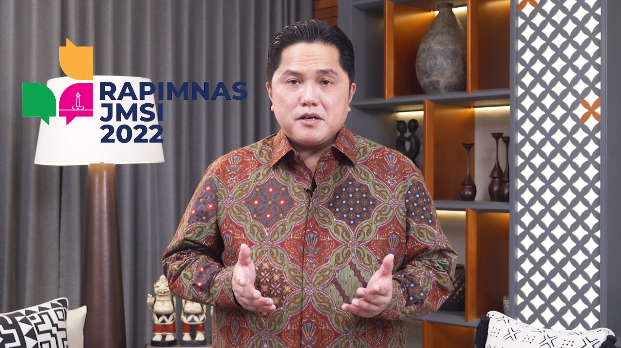 Rapimnas JMSI, Erick Thohir: Media Siber Harus Ikut Jaga Demokrasi