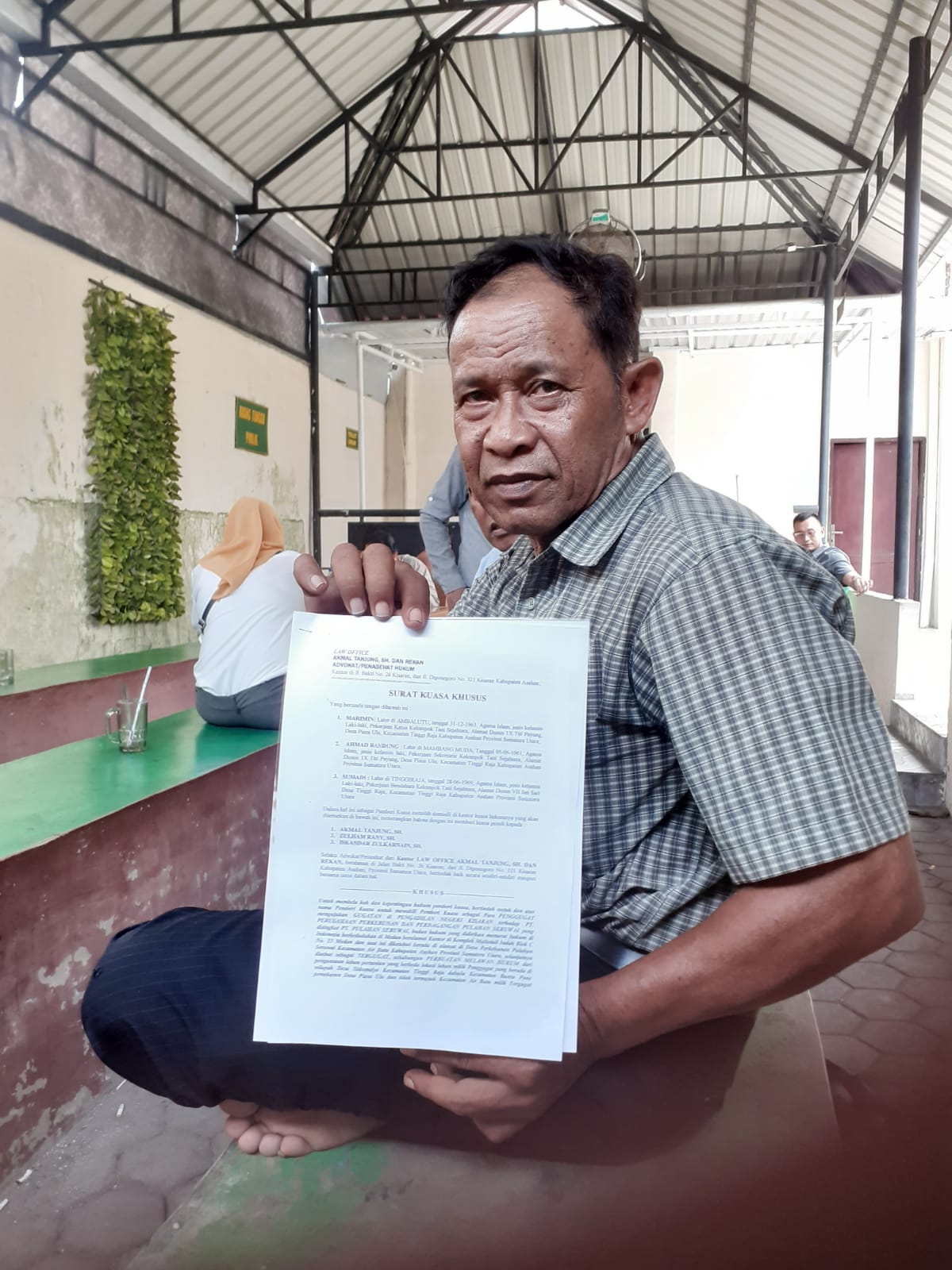 Menang Di PTUN Medan, Amad Bandung CS Kembali Gugat PT Pulahan Seruwai Di PN Kisaran.