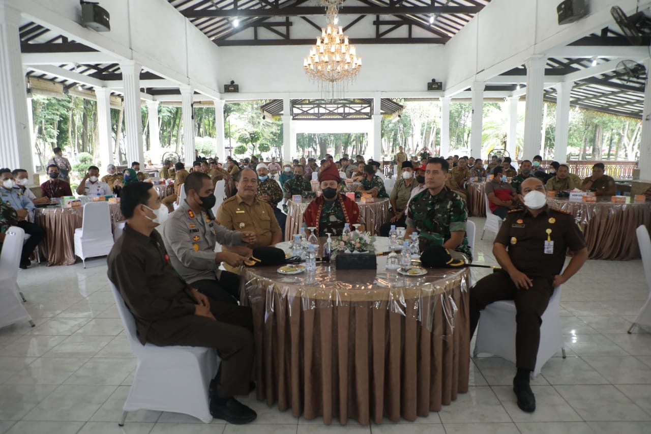 Wabup Bersama Forkopimda Asahan Terima Kunjungan Silaturrahmi Pusterad