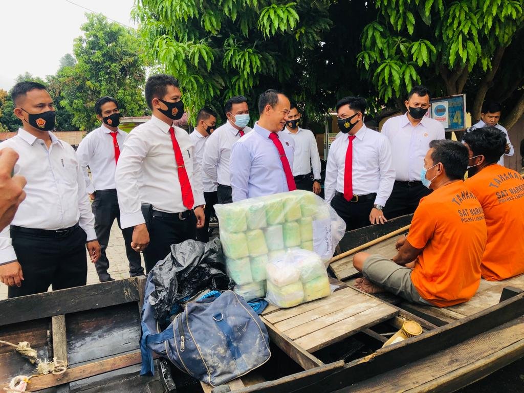 Polres Labuhanbatu Menetapkan AS dan JA Sebagai Tersangka Terkait Mendapati Narkoba Sebanyak 20 Kilo Gram