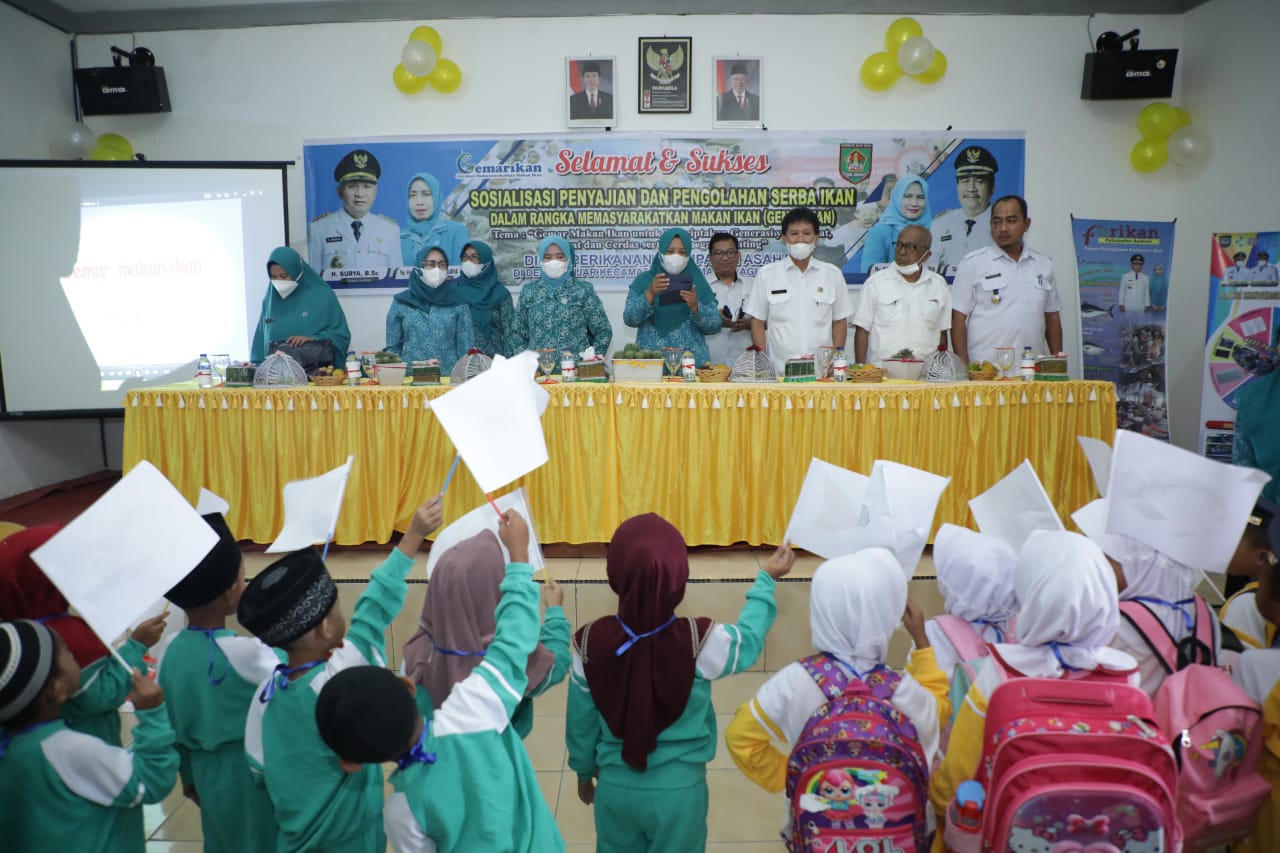 Cegah Stunting Dinas Perikanan gelar Sosialisasi penyajian dan pengolahan serba ikan