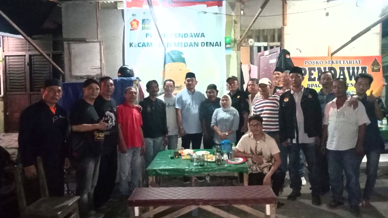 Dedy Aksyari Nasution, ST Silatuhrami Keseduluran Bersama Pengurus DPAC Pendawa Medan Denai