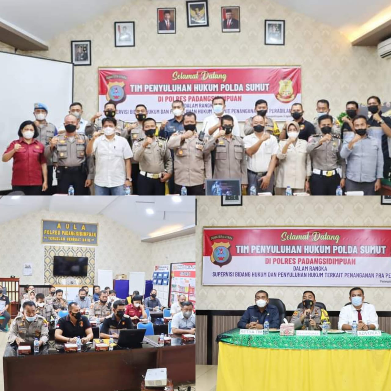 Bidkum Polda Sumut Laksanakan sosialisasi Supervisi Dan Penyuluhan hukum di polres PSP
