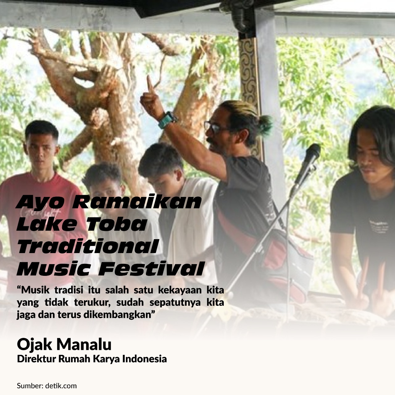 Lake Toba Traditional Music Festival Digelar 3 Hari di Kabupaten Toba