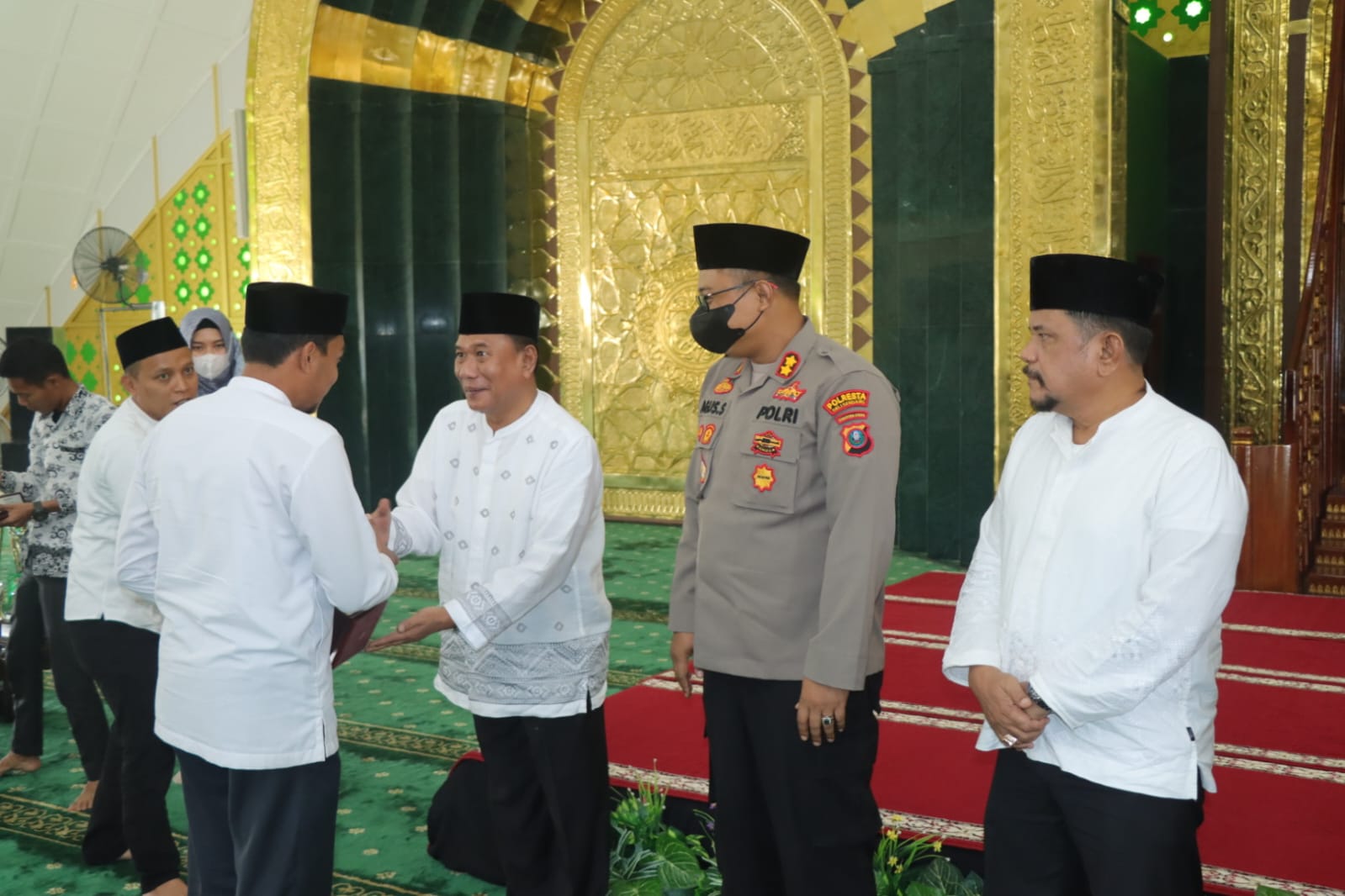Wakapolresta Deli Serdang Hadiri Dzikir dan Tabligh Akbar Perayaan Tahun Baru Islam 1 Muharram 1444 H Pemkab. Deli Serdang