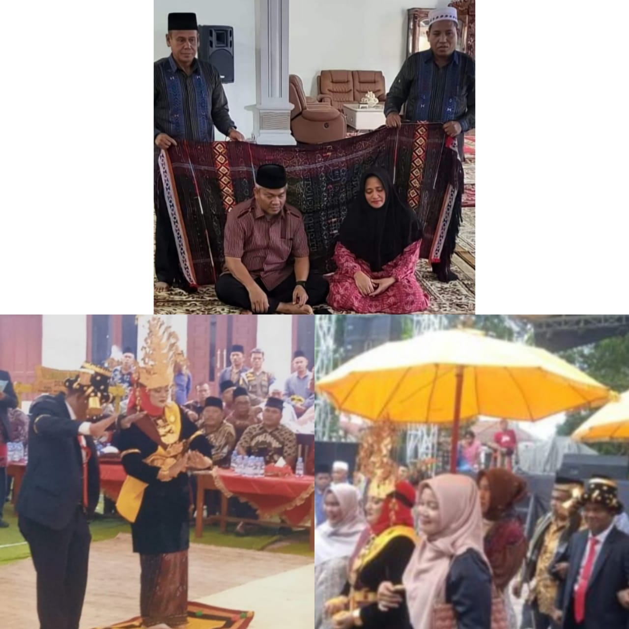 Plt. Bupati Palas Bersama Nyonya Ema Nurul Dinobatkan Gelar Patuan Saribu Raja & Gahara Bulan Purnama Hasibuan