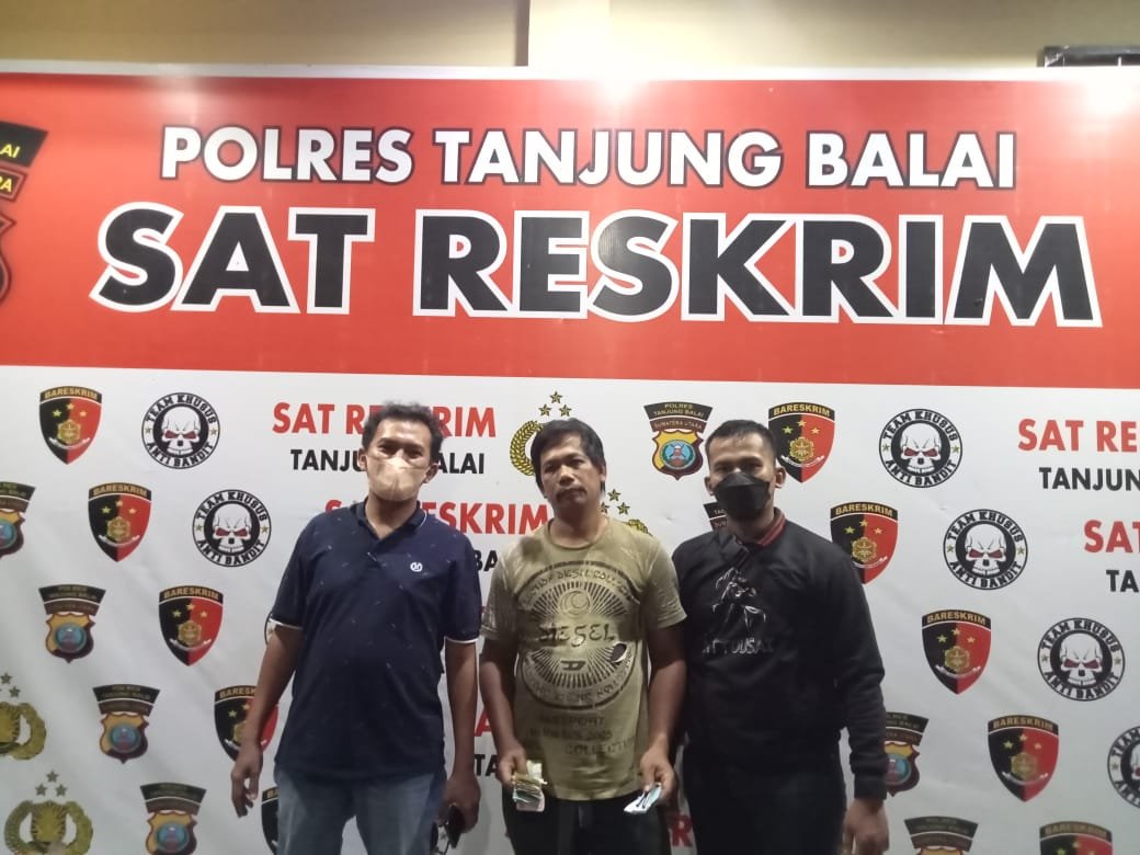 Opsnal Satreskrim Polres Tanjung Balai Amankan Seorang Jurtul Judi Togel Betikut Barang Bukti