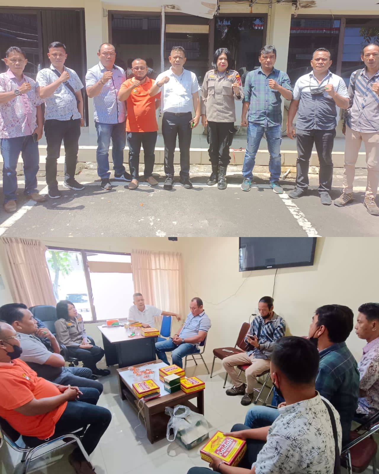 Melalui Silaturahmi Rutin, Humas Polrestabes Medan dan Pewarta Terus Membangun Sinergitas