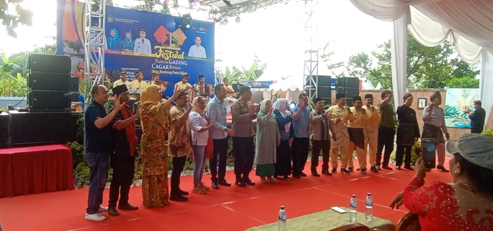 Wakapolresta Deli Serdang Hadiri Penutupan Kegiatan Event Kebudayaan Festival Pancur Gading Situs Benteng Putri Hijau Tahun 2022