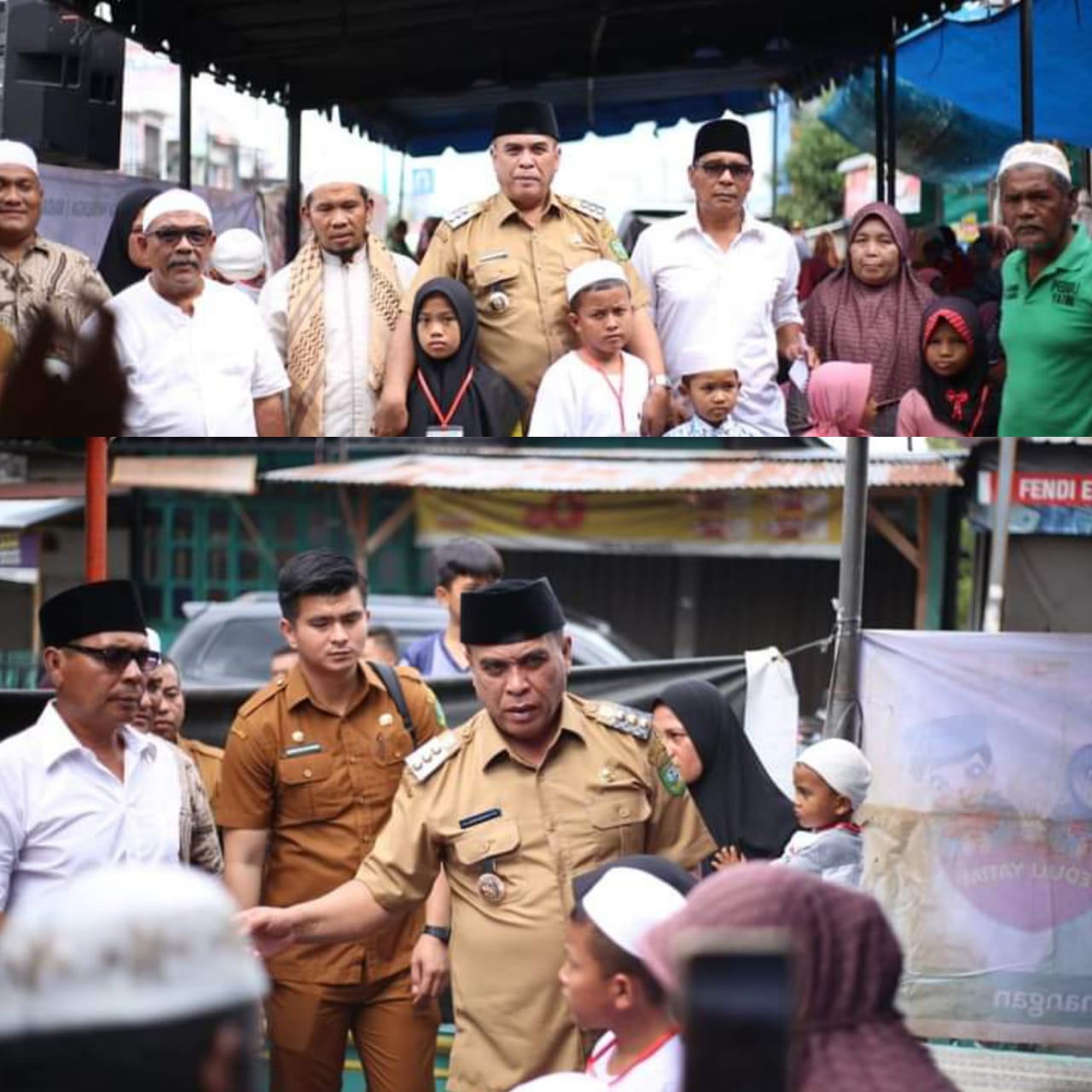 Bupati Madina Santuni Anak Yatim Al Barokah