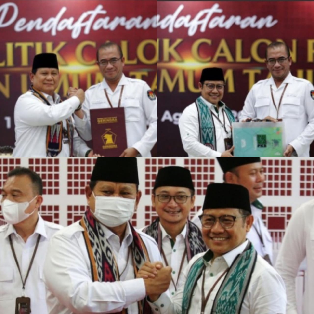 Prabowo & Cak Imin Daftar Ke KPU